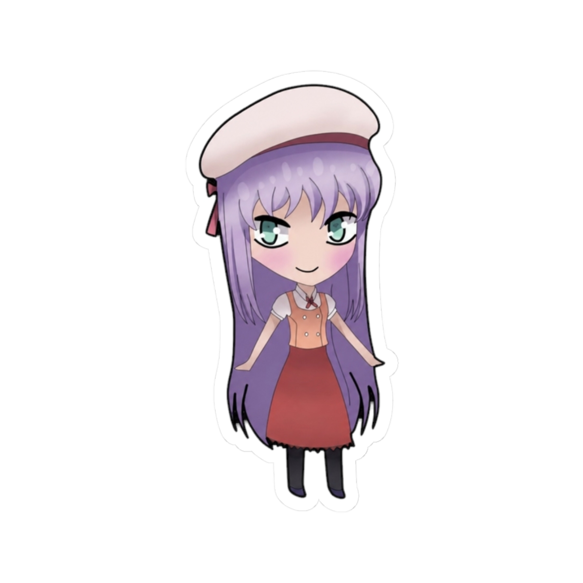 Nonosaka Mao Chibi Sticker - alternate angle 2, merchandise
