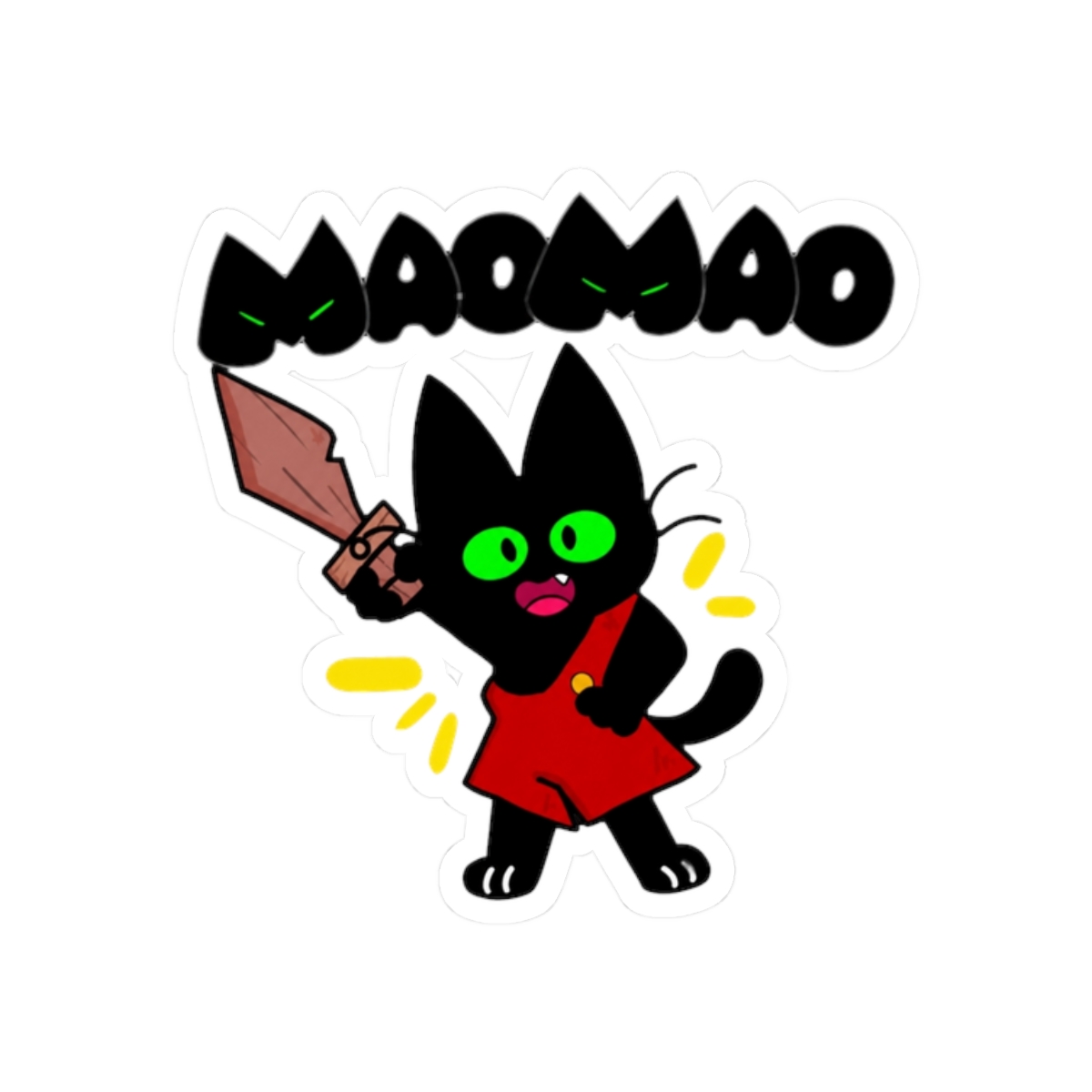 Baby Mao Mao Sticker! - alternate angle 2, merchandise